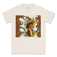 Natural horses with sunflowers Classic Tee - TumblerDesignByShophia