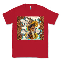 Red horses with sunflowers Classic Tee - TumblerDesignByShophia