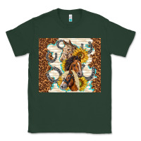 Sports Green horses with sunflowers Classic Tee - TumblerDesignByShophia