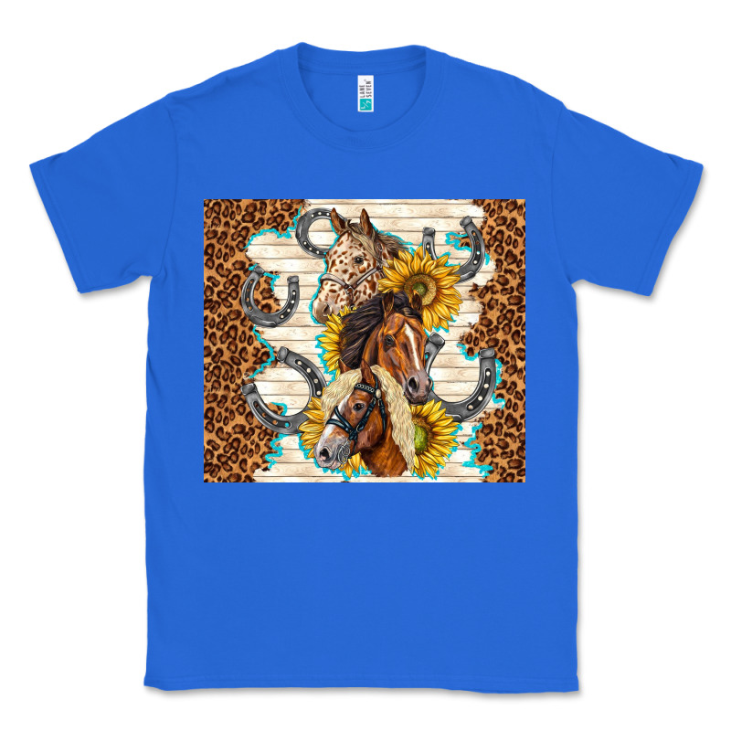 Horses With Sunflowers Classic Tee by TumblerDesignByShophia | Teevron