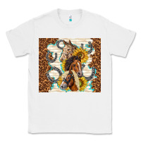 White horses with sunflowers Classic Tee - TumblerDesignByShophia