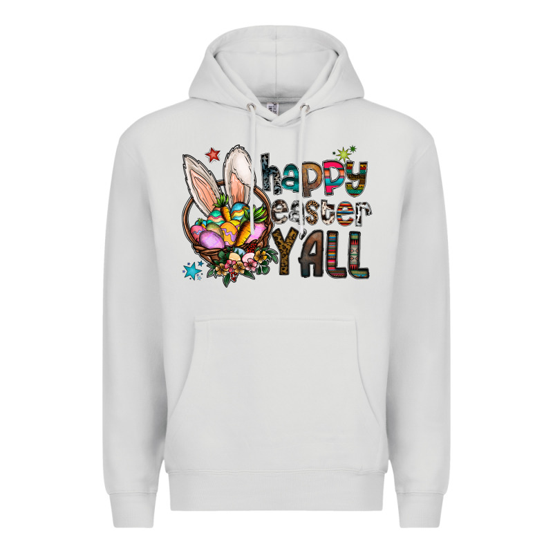 Happy Easter Y All Premium Hoodie by CowhideDigitalArt | Teevron