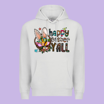 Happy Easter Y All Premium Hoodie Designed By Cowhidedigitalart