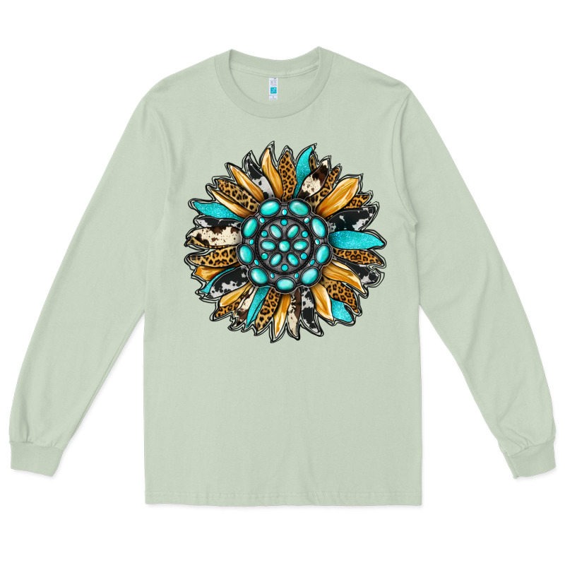 Gemstone Sunflower Long Sleeve Tee by RanaPortraitStore | Teevron