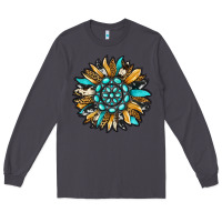 Smoke gemstone sunflower Long Sleeve Tee - RanaPortraitStore