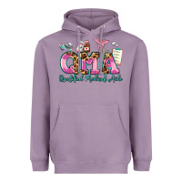 Lavender qma qualified medical aide Heavyweight Hoodie - AdoDesignShop