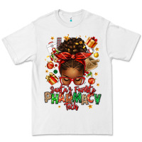 White santas favorite pharmacy tech afro messy bun Premium Tee - texasbilliewilder