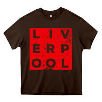 Chocolate Brown Cool Retro Grunge Vintage look Liverpool shirt gift , best gift, costu Heavy Core Tee - maiPhamDesign