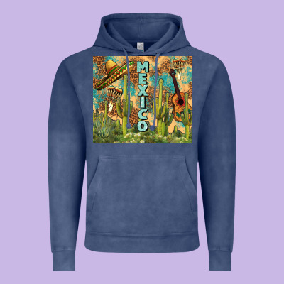 Mexico Vintage Hoodie Designed By Fadigitalartstudio