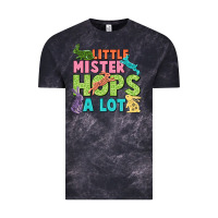 Cloud Black Little mister hops a lot Easter Day Vintage Tee - CowGirlArtShop