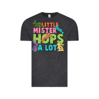 Vintage Black Little mister hops a lot Easter Day Vintage Tee - CowGirlArtShop