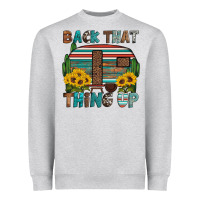 Heather Grey back that thing up Heavyweight Sweatshirt - Artiststas