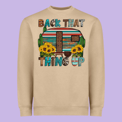 Back That Thing Up Heavyweight Sweatshirt Designed By Artiststas