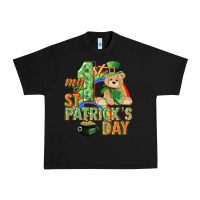 Black My first St. Patrick's Day Urban Heavy Tee - CowGirlArtShop