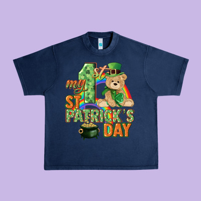 My First St. Patrick's Day Urban Heavy Tee Designed By Cowgirlartshop