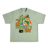 Oil Green My first St. Patrick's Day Urban Heavy Tee - CowGirlArtShop