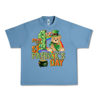 Pebble Blue My first St. Patrick's Day Urban Heavy Tee - CowGirlArtShop