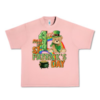 Salmon My first St. Patrick's Day Urban Heavy Tee - CowGirlArtShop