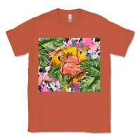Copper flamingo with leopard Classic Tee - TumblerDesignByShophia