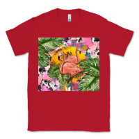 Red flamingo with leopard Classic Tee - TumblerDesignByShophia