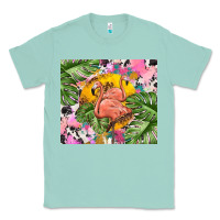 Flamingo With Leopard Classic Tee | Teevron