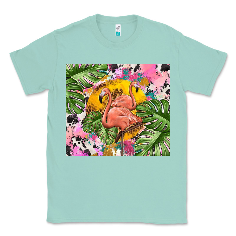 Flamingo With Leopard Classic Tee by TumblerDesignByShophia | Teevron