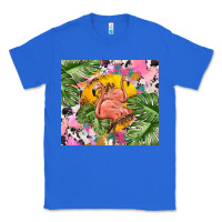 True Royal flamingo with leopard Classic Tee - TumblerDesignByShophia