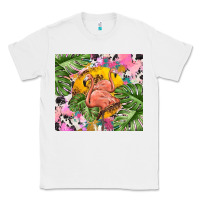 White flamingo with leopard Classic Tee - TumblerDesignByShophia