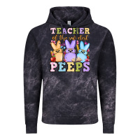 Cloud Black Easter Day Teacher of the sweetest peeps Vintage Hoodie - OliviaCreatesArt