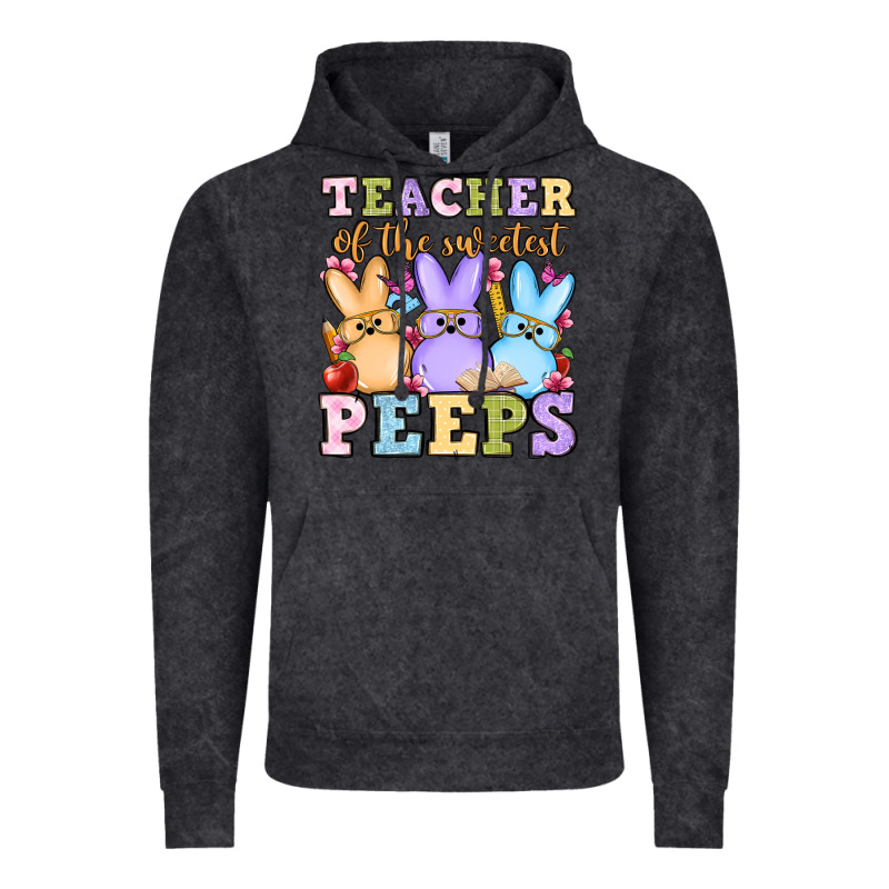 Easter Day Teacher Of The Sweetest Peeps Vintage Hoodie by OliviaCreatesArt | Teevron