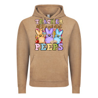 Vintage Coffee Easter Day Teacher of the sweetest peeps Vintage Hoodie - OliviaCreatesArt