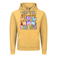 Vintage Mustard Easter Day Teacher of the sweetest peeps Vintage Hoodie - OliviaCreatesArt