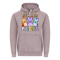 Vintage Zinc Easter Day Teacher of the sweetest peeps Vintage Hoodie - OliviaCreatesArt