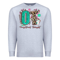 Heather Grey ot occupational therapist Premium Sweatshirt - AdoDesignShop