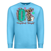 Ocean Blue ot occupational therapist Premium Sweatshirt - AdoDesignShop