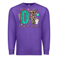 Purple ot occupational therapist Premium Sweatshirt - AdoDesignShop