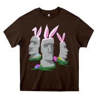 Easter Island Moai Figures  Cute Travelers Funny Gift Heavy Core Tee | Teevron