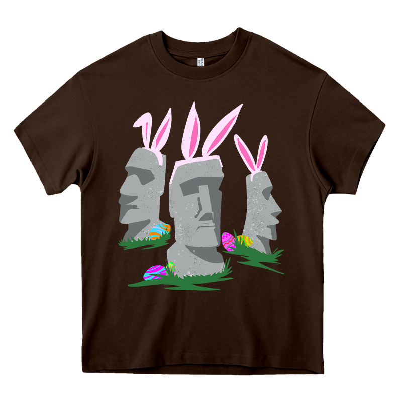 Easter Island Moai Figures  Cute Travelers Funny Gift Heavy Core Tee by maiPhamDesign | Teevron