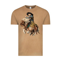 Vintage Camel Midilli little Cowboy kid rodeo Vintage Tee - HowdyJamesFarm