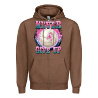 Chestnut never give up Zipper Hoodie - BarkalooDesign
