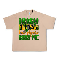 Burro Irish today but please kiss me Urban Heavy Tee - CowGirlArtShop
