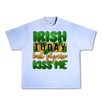 Grape Ice Irish today but please kiss me Urban Heavy Tee - CowGirlArtShop