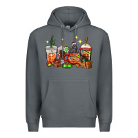 Rock Christmas coffee cups with Labrador Premium Hoodie - RanaPortraitStore