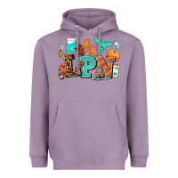 Lavender lpn fall nurse with Heavyweight Hoodie - AdoDesignShop