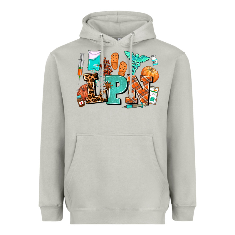 Lpn Fall Nurse With Heavyweight Hoodie by AdoDesignShop | Teevron