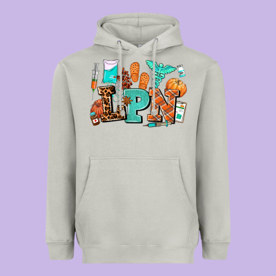 Lpn Fall Nurse With Heavyweight Hoodie Designed By Adodesignshop