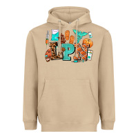 Mushroom lpn fall nurse with Heavyweight Hoodie - AdoDesignShop