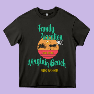 Family Vacation 2020 Read Or Not Virginia Beach Here We Come Heavy Core Tee Designed By Bettercallsaul