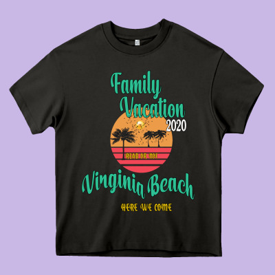 Family Vacation 2020 Read Or Not Virginia Beach Here We Come Heavy Core Tee Designed By Bettercallsaul
