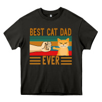 Asphalt Best Cat Dad Ever Heavy Core Tee - Bettercallsaul